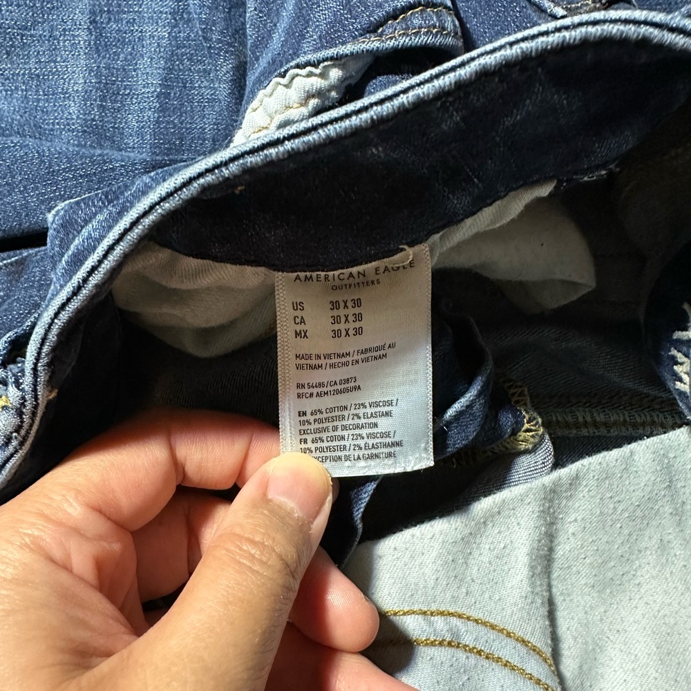 American Eagle Next Level Men’s Blue Denim Jeans - Picture 4 of 4